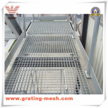 Grade de aço galvanizado / grade de barra de metal para plataforma